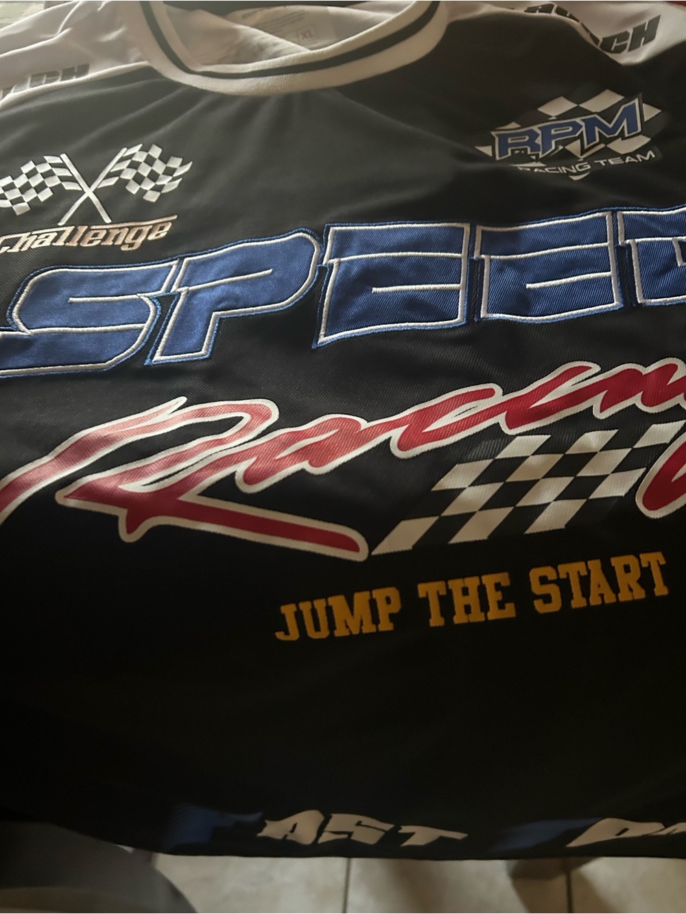Speed Racing Men's Black Graphic Jersey - RPM - Picture 2 of 8